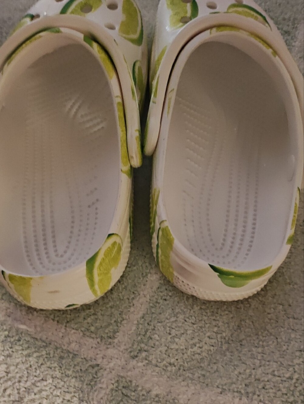 Crocs with Lime Print - Picture 5 of 5